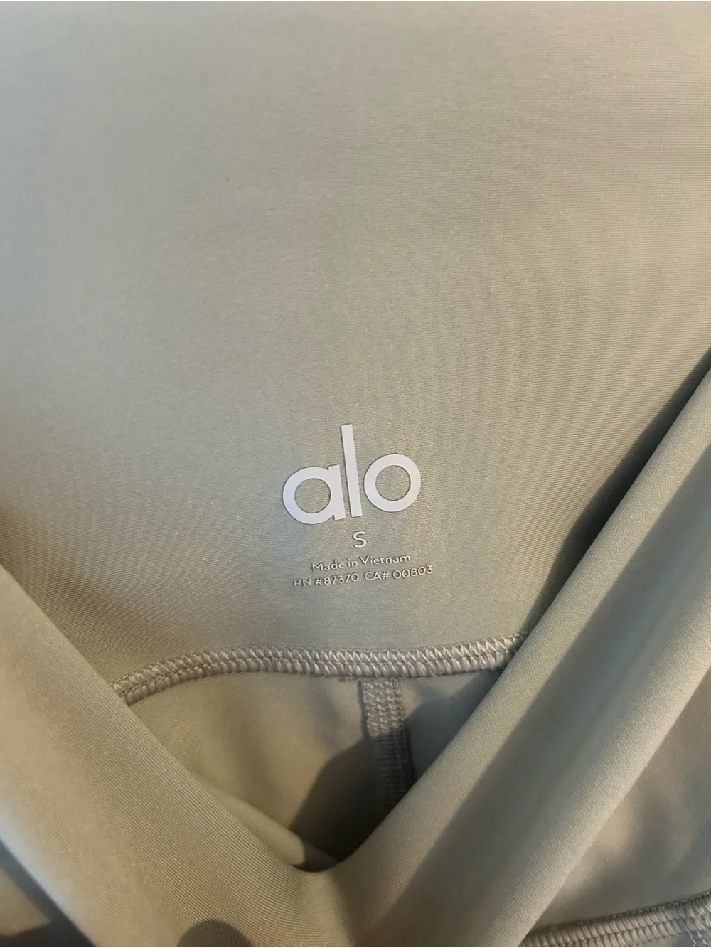 LIKE NEW Women's Alo High Waist Airlift Legging In Limestone Size S